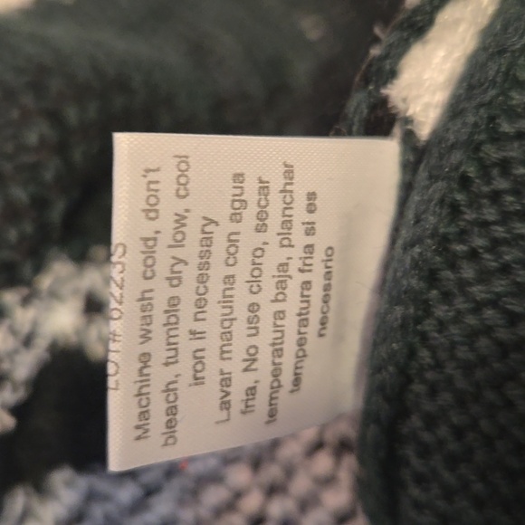 Merry Christmas by Poof Naughty Santa Christmas Sweater and Hat Set - Size M - Picture 8 of 12